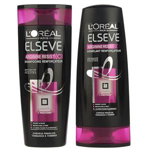 پک شامپو و نرم کننده لورآل سری Elseve مدل Arginine بسته دو عددی Loreal Elseve Arginine Hair Shampoo And Conditioner Pack Of 2