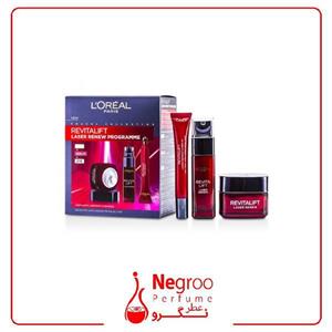 کرم ضد چروک و لیفت لورآل مدل Revitalift Laser مجموعه ۳ عددی
