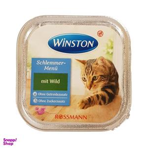 کنسرو پوچ گربه ووم وینستون مدل Wild وزن 100 گرم
