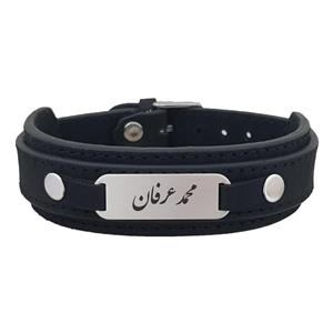 دستبند نقره مردانه ترمه ۱ مدل محمد عرفان کد Dcsf0147 