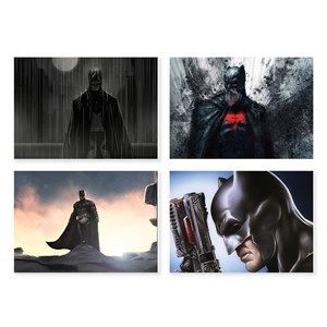 پوستر طرح بتمن کد A-2201- Batman مجموعه 4 عددی