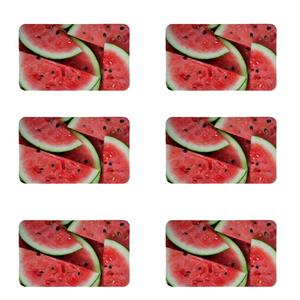 زیربشقابی طرح هندوانه کد 8353 بسته 6 عددی