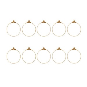 حلقه گوشواره آلما کد sall0410 بسته 10 عددی