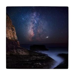 کاشی کارنیلا طرح منظره کوهستانی و کهکشان کد wk4563