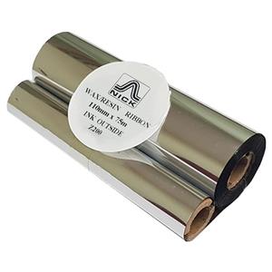 ریبون پرینتر لیبل زن مدل رزین وکس 110mmx75m
