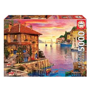 پازل 5000 تکه ادوکا مدل The Mediterranean Harbour کد 17135