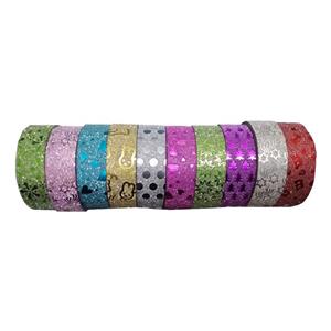چسب نواری کد 04 عرض 1.5 سانتی متر مجموعه 10 عددی