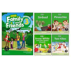 کتاب Family And Friends 3 اثر جمعی از نویسندگان انتشارات الوندپویان پنج جلدی