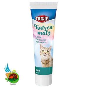 خمیر گربه تریکسی مدل Malt n grass وزن 100 گرم