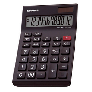 ماشین حساب شارپ مدل EL-123N-BK
