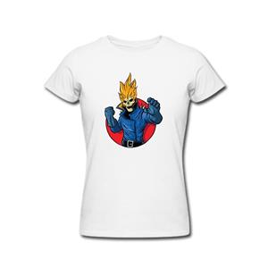 تی شرت آستین کوتاه زنانه مدل Ghost Rider Marvel کد 992