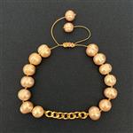 دستبند طلا 18 عیار زنانه الماسین آذر طرح زنجیر مدل CART02