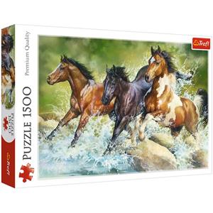 پازل 1500 تکه ترفل مدل Three Wild Horses trefl puzzle pcs 