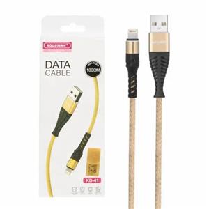 کابل تبدیل USB به لایتنینگ کلومن مدل kd-41 طول 1 متر