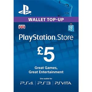 گیفت کارت پلی استیشن ۵ پوندی مدل PS05P