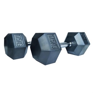 دمبل اس اچ ار کد B6 وزن 17.5 کیلوگرم بسته 2 عددی