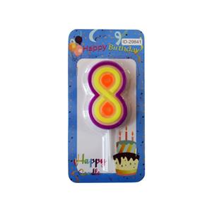 شمع تولد طرح عدد هشت مدل Ca-021-8