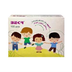 دستکش یکبار مصرف کودک بکر مدل مری بسته 100 عددی