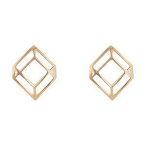 گوشواره طلا 18 عیار زنانه مایا ماهک مدل ME0830 Maya Mahak ME0830 Gold Earrings For Women