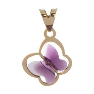 آویز گردنبند طلا 18 عیار زنانه مایا ماهک مدل MM1035 Maya Mahak MM1035 Gold Necklace Pendant Plaque For Women