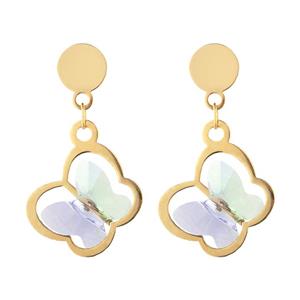 گوشواره طلا 18 عیار زنانه مایا ماهک مدل ME0894 Maya Mahak ME0894 Gold Earring For Women
