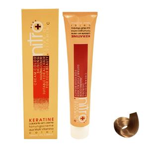 رنگ مو نیترو سری Keratine شماره 10.5 حجم 100 میلی لیتر بلوند طلایی خیلی روشن 