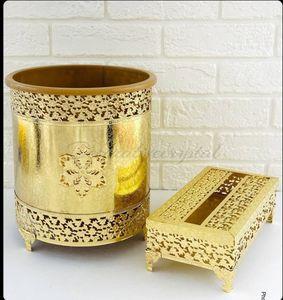 ست سطل و جادستمال کاغذی طرح ماهان مدل NGL508