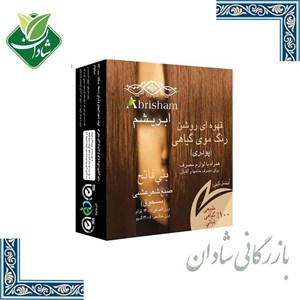 پودر رنگ مو ابریشم مدل CO100 وزن 130 گرم رنگ قهوه ای روشن