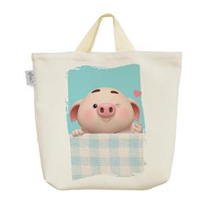 ساک خرید خندالو طرح بچه خوک کد 260