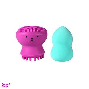 پد آرایشی و برس پاک کننده صورت مدل MK-51