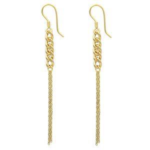گوشواره طلا 18 عیار زنانه مانچو کد efgs021 