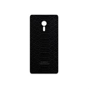 برچسب پوششی ماهوت مدل Black-Snake-Leather مناسب برای گوشی موبایل لنوو ZUK Z2