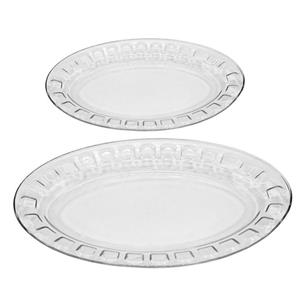 دیس شیشه و بلور اصفهان مدل گلایل کد 550.551 مجموعه 2 عددی