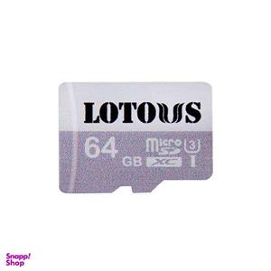 کارت حافظه microSDXC لوتوس مدل JP-AB کلاس 10 استاندارد UHS-I سرعت 100MBps ظرفیت 64 گیگابایت