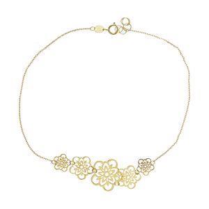 پابند طلا زنانه مایا ماهک مدل MA0144 Maya Mahak MA0144 Gold Anklet For Women