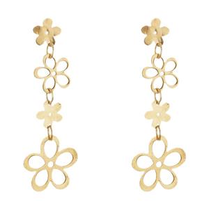 گوشواره طلا 18 عیار زنانه مایا ماهک مدل ME0934 Maya Maahak ME0934 Gold Earring For Women