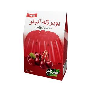 پودر ژله آلبالو سبزنام-100گرم