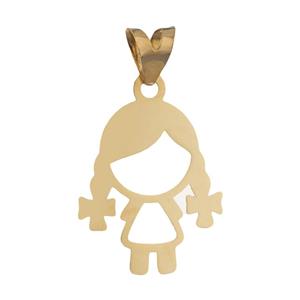 آویز گردنبند طلا 18 عیار زنانه مایا ماهک مدل MM1140 Maya Mahak MM1140 Gold Necklace Pendant Plaque For Women