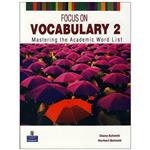 کتاب focus on vocabulary 2 اثر Diane Schmitt  انتشارات پیرسون لانگمن
