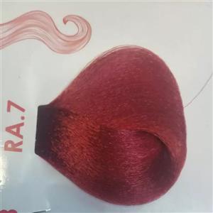 رنگ مو مدیا سری ترکیبی شماره RA.7 حجم 100 میلی لیتر رنگ قرمز تمشکی