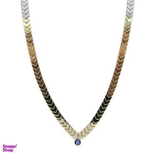 گردنبند طلا 18 عیار زنانه مانچو مدل چشم نظر کد sfg656 