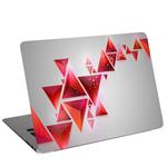 استیکر لپ تاپ طرح red triangle pattern کد cl-454 مناسب برای لپ تاپ 15.6 اینچ