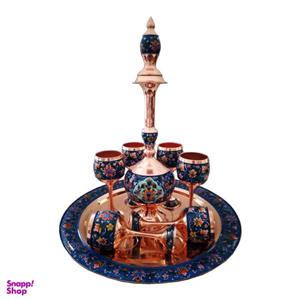 ست 8 تکه تنگ و جام مس و پرداز کد JU3601