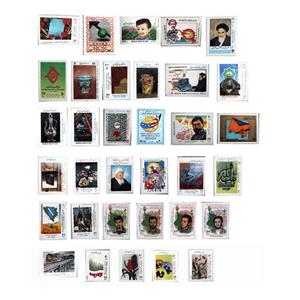 تمبر یادگاری مدل سال 1373 کد n-37 مجموعه 34 عددی