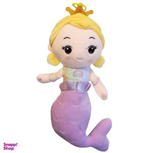 عروسک طرح پری دریایی مدل mermaid ارتفاع 35 سانتی متر