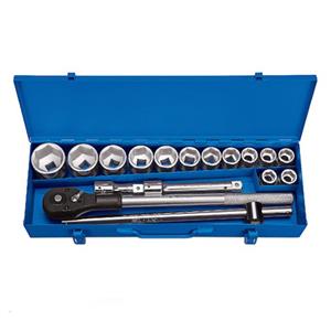 مجموعه 17 عددی آچار و سری بکس نووا کد  7204