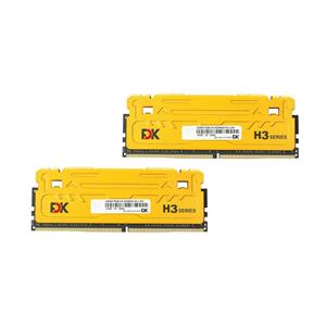 رم دسکتاپ DDR4 دو کاناله 3200 مگاهرتز CL16 فدک مدل H3 ظرفیت 16 گیگابایت FDK H3 DDR4 3200Mhz CL16 Dual Channel Desktop RAM 16GB