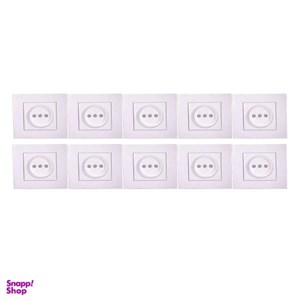 پریز برق بکر کد 111 بسته 10عددی