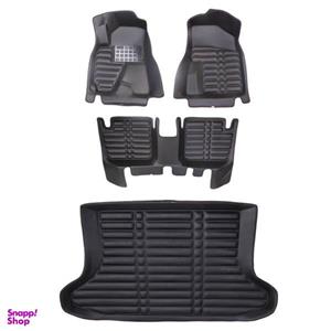 کفپوش سه بعدی خودرو مدل AM مناسب برای MVM X33 به همراه کفپوش صندوق