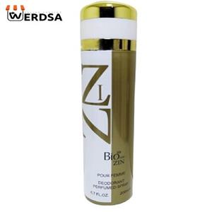 اسپری بدن زنانه بیو استار مدل زن شیسدو حجم 200 میلی لیتر